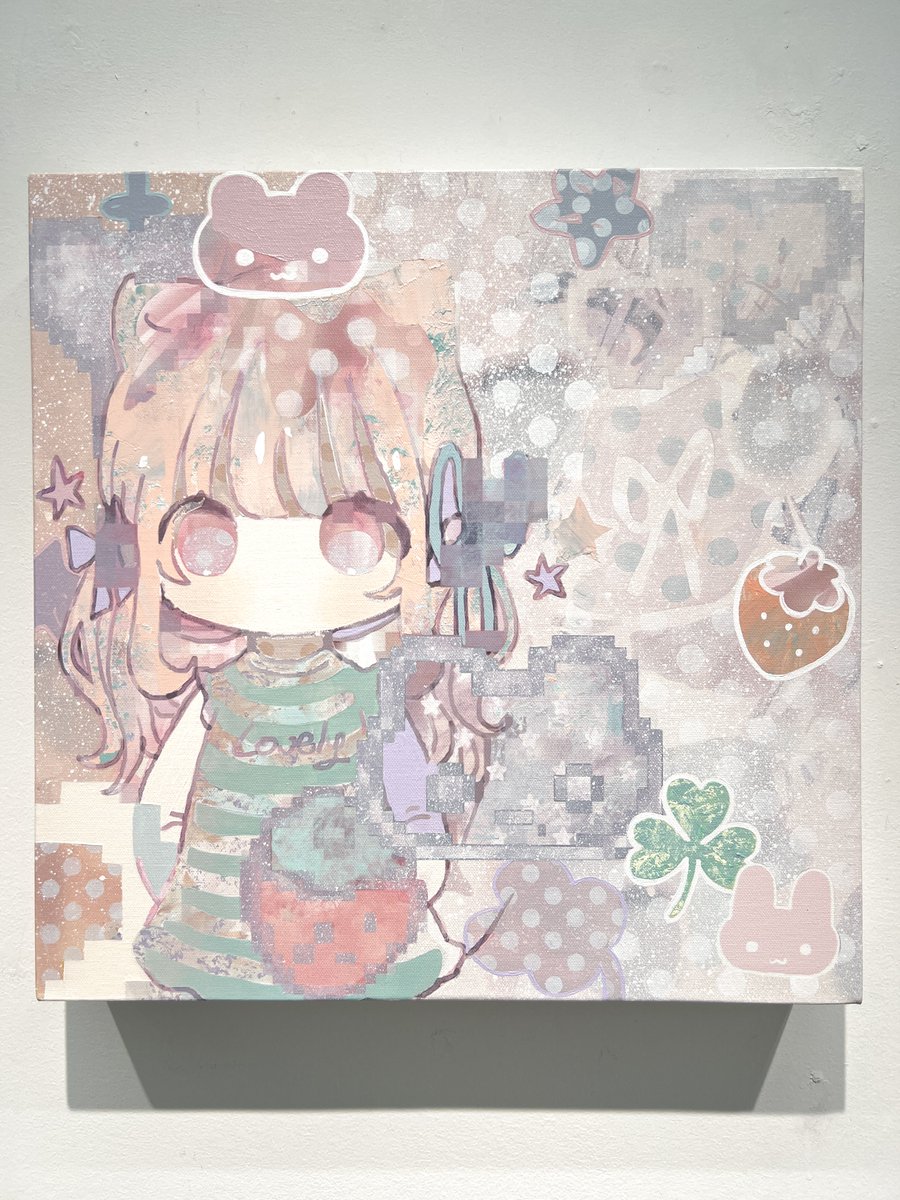 OMOTESANDO】 Portrait no.77 2026年 Acrylic on canvas 41×41×6.2