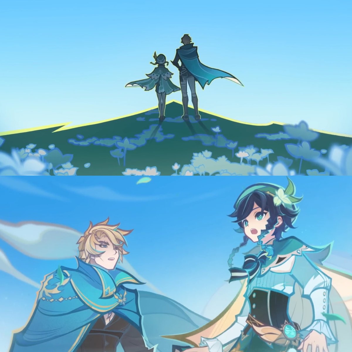 Varka and Venti together 

#GenshinImpact