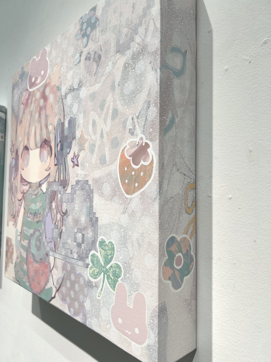 OMOTESANDO】 Portrait no.77 2026年 Acrylic on canvas 41×41×6.2