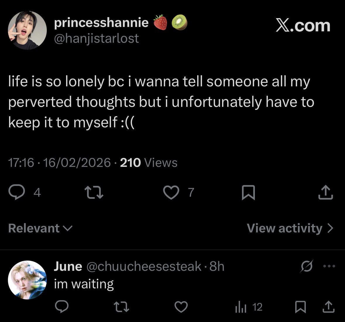 princesshannie 🍓🥝 tweet media