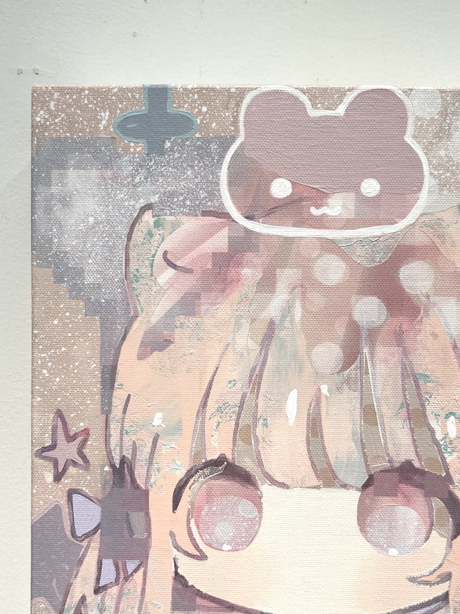 OMOTESANDO】 Portrait no.77 2026年 Acrylic on canvas 41×41×6.2