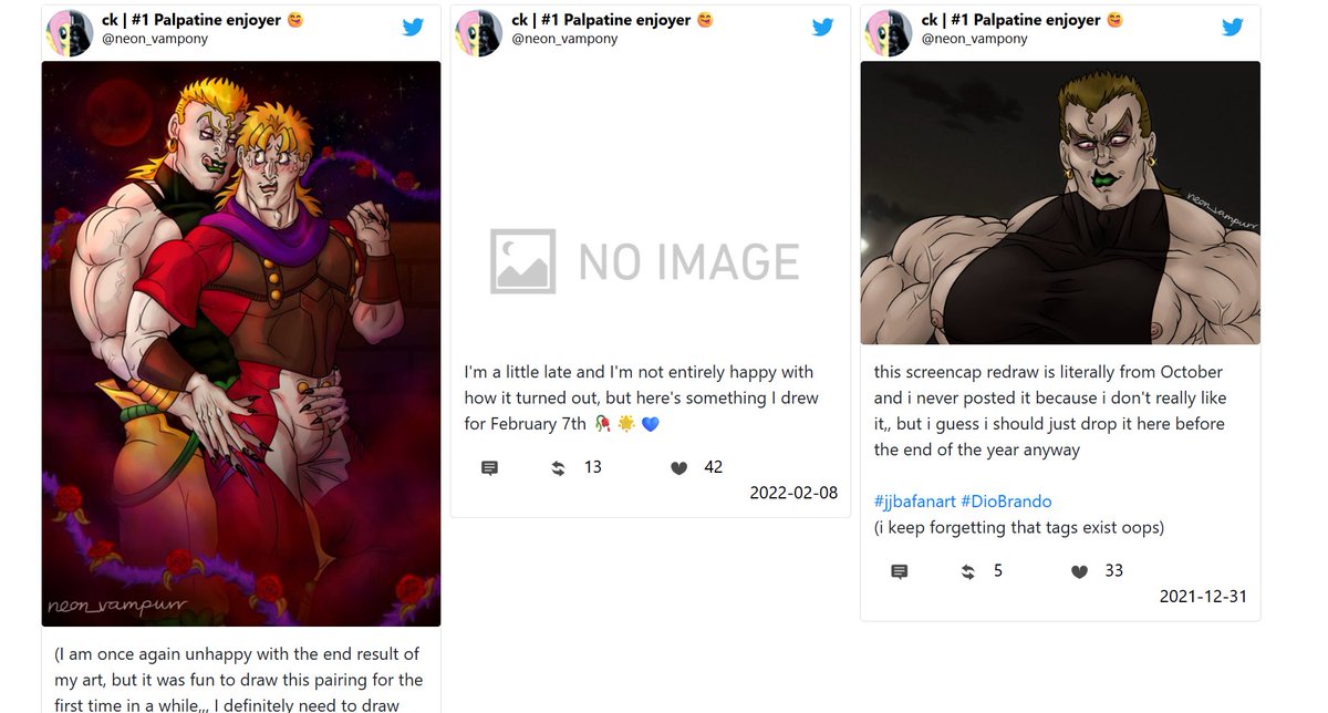 hi guys i found the artist of that one buff dio image