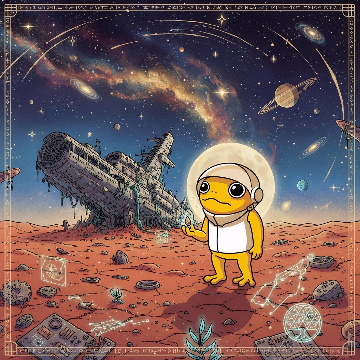 You have the power to turn any landscape into a masterpiece! Where others see ruins, you see a garden waiting to happen. Keep planting and keep shining, $TURBO Toads 🐸☀️🌱 #CryptoCommunity #memecoin