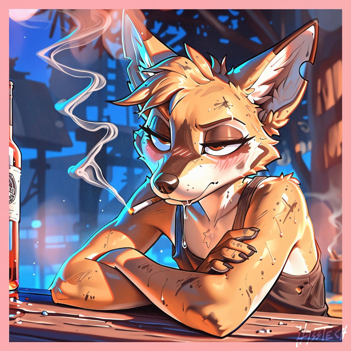 hisstech's tweet photo. This is where you can usually find Kota after hours. If she isn't calling her ex or taking a coworker home https://t.co/lk1YSSJmz6
