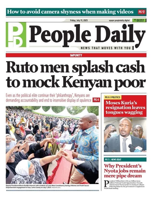 Dear Kenyans pay attention!