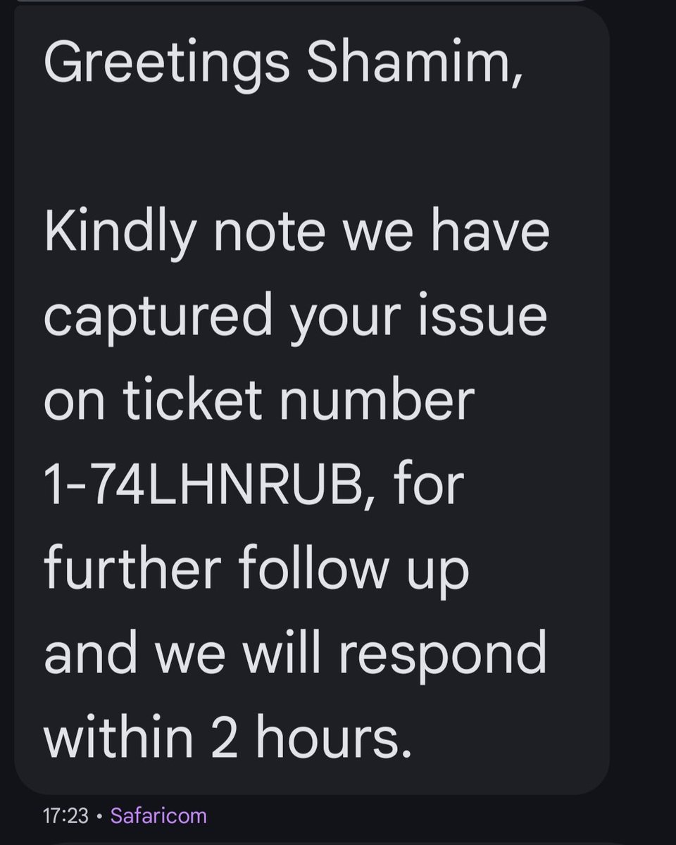 ShamimJuma's tweet photo. @SafaricomPLC your internet services are wanting  &amp; data team can not be working on this matter without any resolve. 

Putting you on the spotlight is a language you can understand!!! https://t.co/4c3UsXo9LT