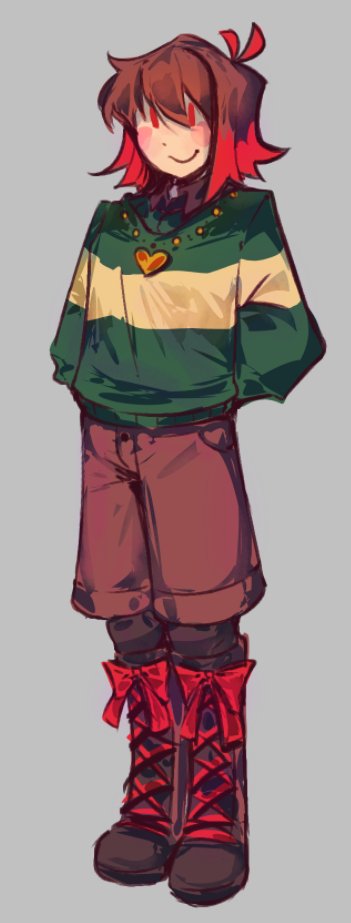 lineart + cell shading test with the chocolat
#chara #undertale