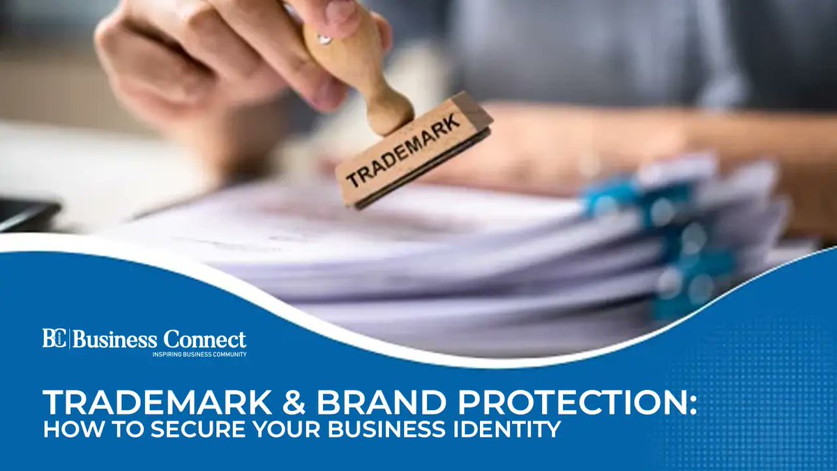 Protect your business identity with effective trademark registration and brand protection measures.

Read More:
businessconnectindia.in/trademark-bran…

#trademark #brandprotection #intellectualproperty #businessidentity #startuplaw #rights #brandsecurity #legalprotection