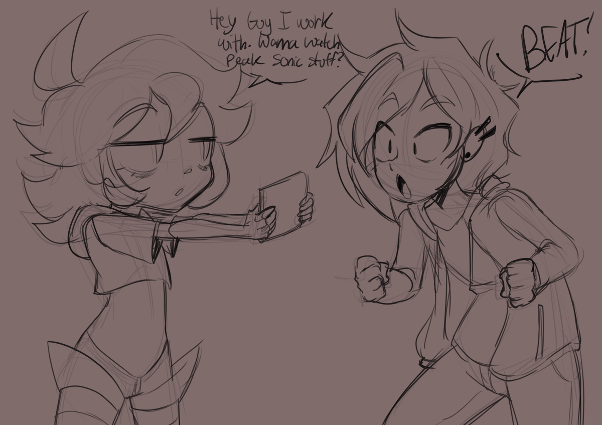 sakaruchibi12's tweet photo. Just a random sketch warm up with @AnthonyC_VA https://t.co/IwuI9vzDzD