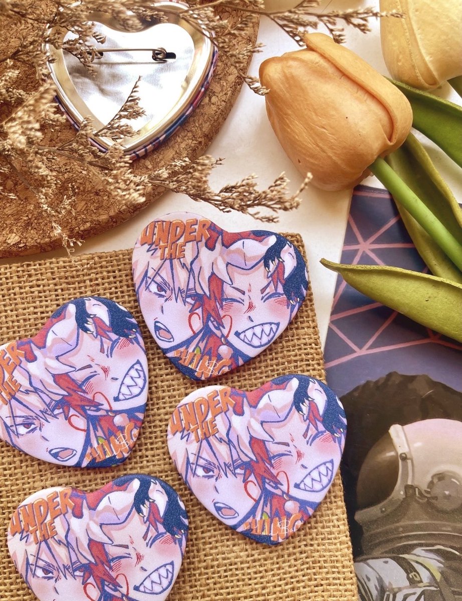 เข็มกลัดคิริบาคุ😍❤️🧡 มารับกันได้นะจ๊ะ 45บาท/ชิ้น แบบเซ็ท 110 บาทคุ้มๆ

COMIC SQUARE 9 
📍วันอาทิตย์ 8/03/69
📍Union Hall 1 , Union Mall
📍บูธ M37-M38 :: Go Back to Work เหมือนเดิมโอโจ้ด้วย
 #CQ9 #Comicsquare9 #CQ9_Sun #krbk #kiribaku #คิริบาคุ