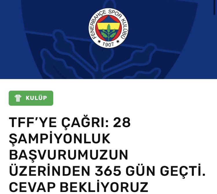 1788!
<a href="/TFF_Org/">TFF</a>’nun <a href="/Fenerbahce/">Fenerbahçe SK</a>’nin #1959ÖncesiŞampiyonluklar ile ilgili başvurusunu yok sayıp, kulaklarının üzerine yatarak 3 maymunu oynadığı gün sayısı!