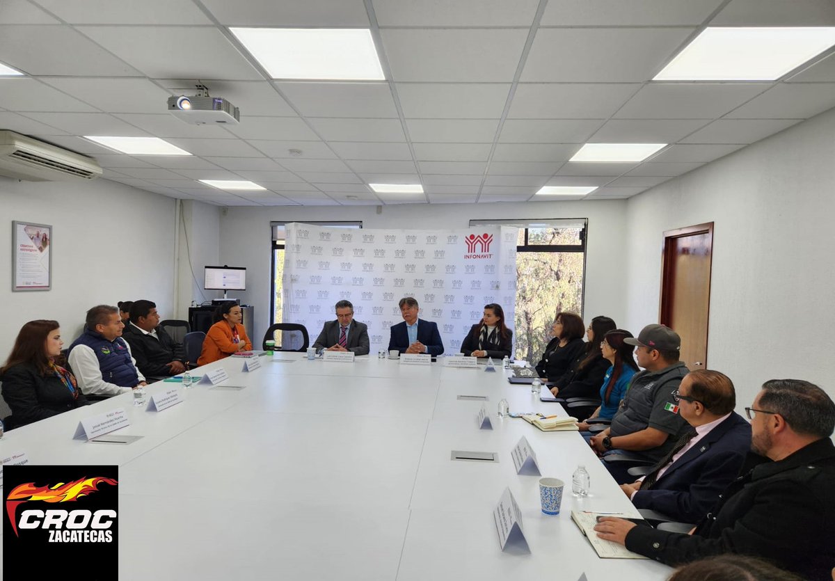 FrocZacatecas's tweet photo. 𝐕𝐢𝐯𝐢𝐞𝐧𝐝𝐚 𝐩𝐚𝐫𝐚 𝐭𝐨𝐝𝐨𝐬:
Se reactiva la representación obrera croquista en la comisión consultiva regional INFONAVIT,
Acciones en favor del patrimonio de los trabajadores, premisa del líder nacional Isaías González Cuevas.
#sindicatocroczacatecas 
#CROQUIZATE https://t.co/2rTzEyAIW3