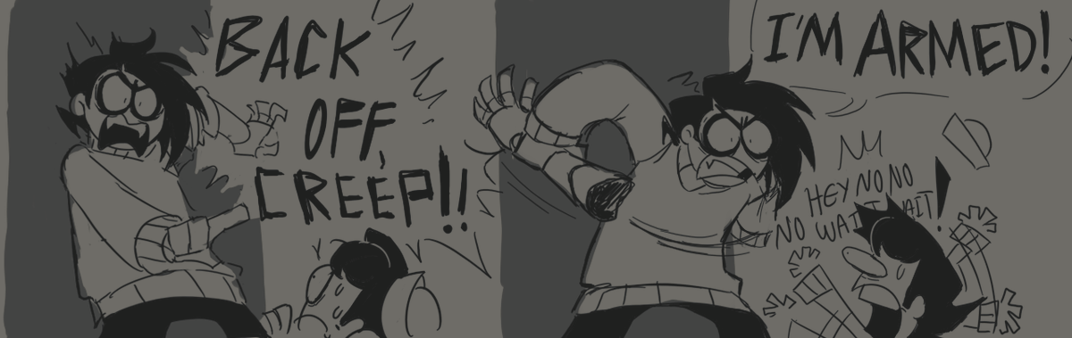 Amii_stuff's tweet photo. i'm sure their hypothetical first meeting is gonna go well
#spookymonth https://t.co/fC0JAaPNW7