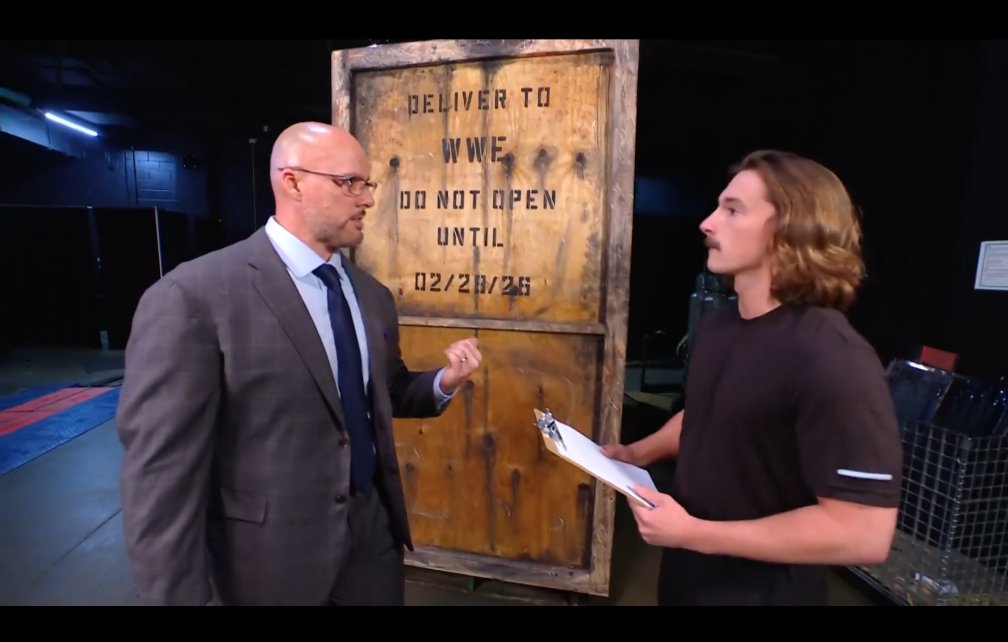 Chris Jericho on Box 📦 #WWERaw