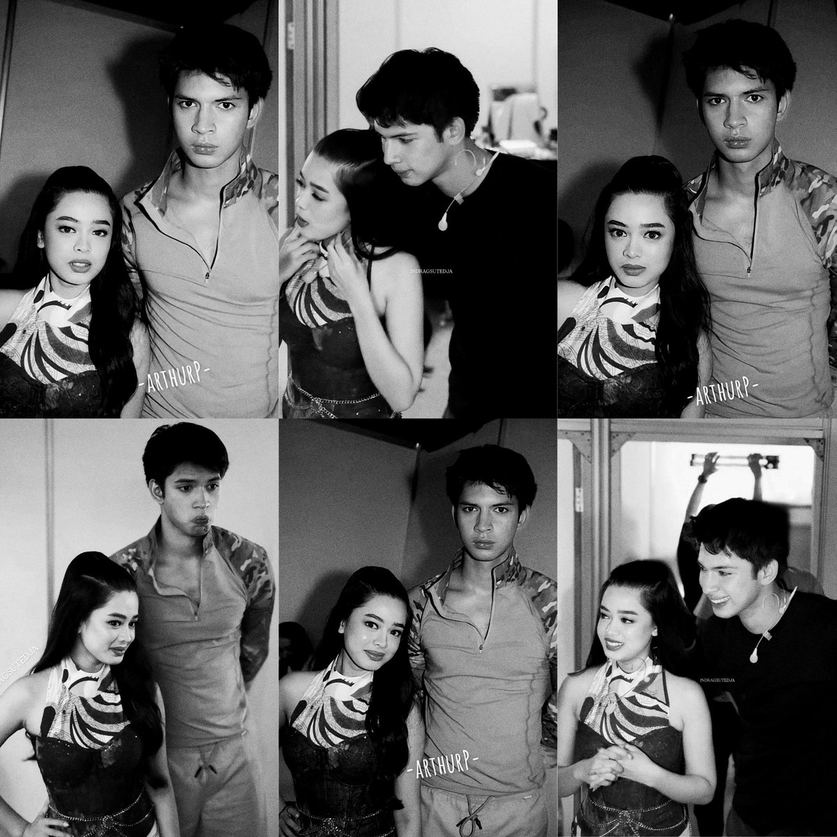 arya mohan suryanandika and aqeela aza calista y'all <3🩷🩵