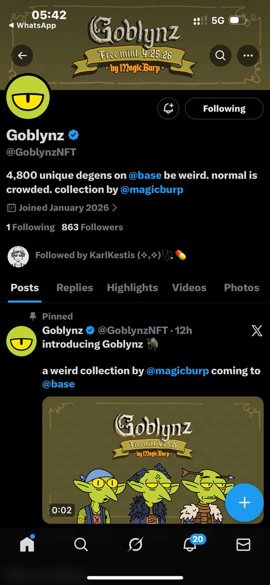 ShamfxTC's tweet photo. @0itsali0 @GoblynzNFT @magicburp Done ✔️ 
In? https://t.co/aVALMndxVb