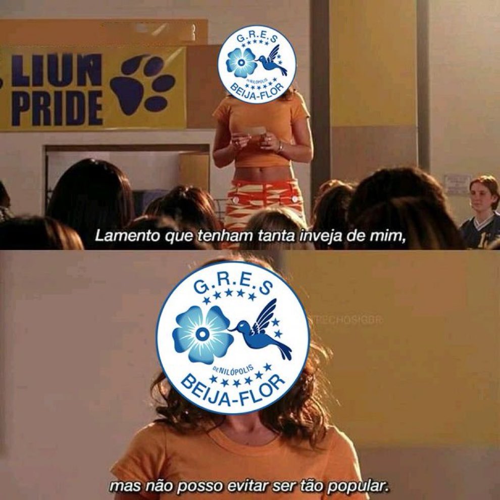 eu não me aguento com o povo que reclama pq a beija-flor entrega…. como escreveu neguinho “É ELA, MARAVILHOSA E SOBERANA, DE FATO NILOPOLITANA