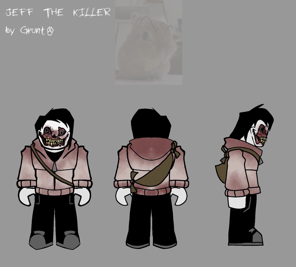 death51_acc's tweet photo. Jeff the Killer's design and... a little look (on WIP) at his chase theme 
Art by: @gruntsificador 
Chase theme by @Yina_Tilin 

#Robloxdev #Asym #jeffthekiller #creepypasta #robloxgame https://t.co/lGul8O1haN