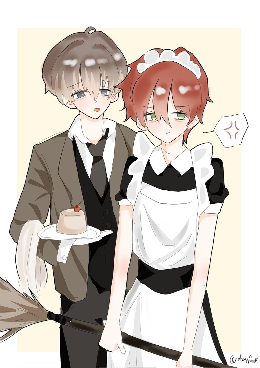notmyfault01_04's tweet photo. #ミルグラムファンアート #0903_m
집사 미코토 🍮 
메이드 후우타 🧹 https://t.co/WQv49dY7zp