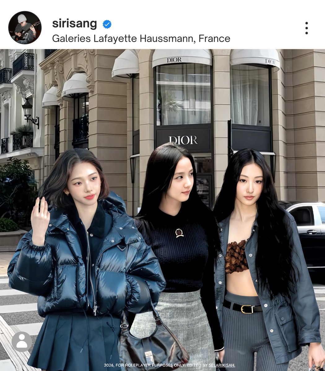 ⠀⠀⠀ 
𝗜𝗡𝗦𝗧𝗔𝗚𝗥𝗔𝗠
𝘀𝗶𝗿𝗶𝘀𝗮𝗻𝗴 a new post,
Galeries Lafayette Haussmann, France

Yang nunggu vs yang belanja, kalian tim mana biasanya gusy? <a href="/lowtidegrace/">Ratunika, Putu Ayu.</a> kalo belanja, jangan lupa ya.. kaos kaki cuma sebelah ini lho. 

⠀⠀⠀