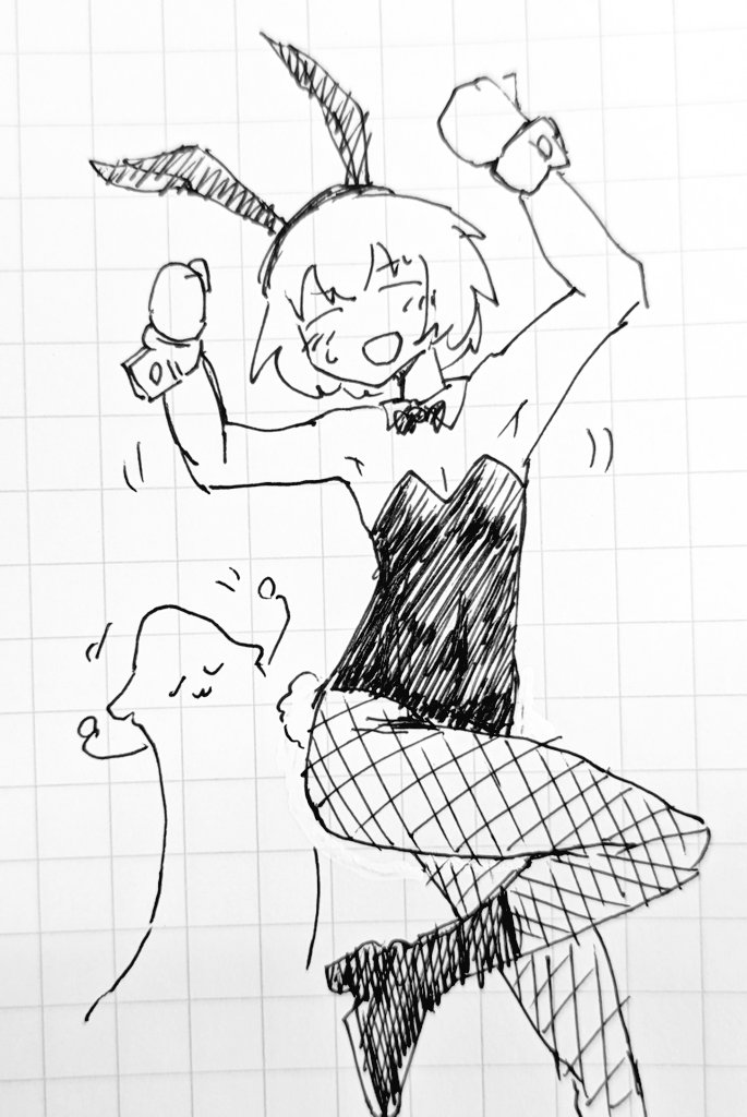 雑バニーのアイコンの子 