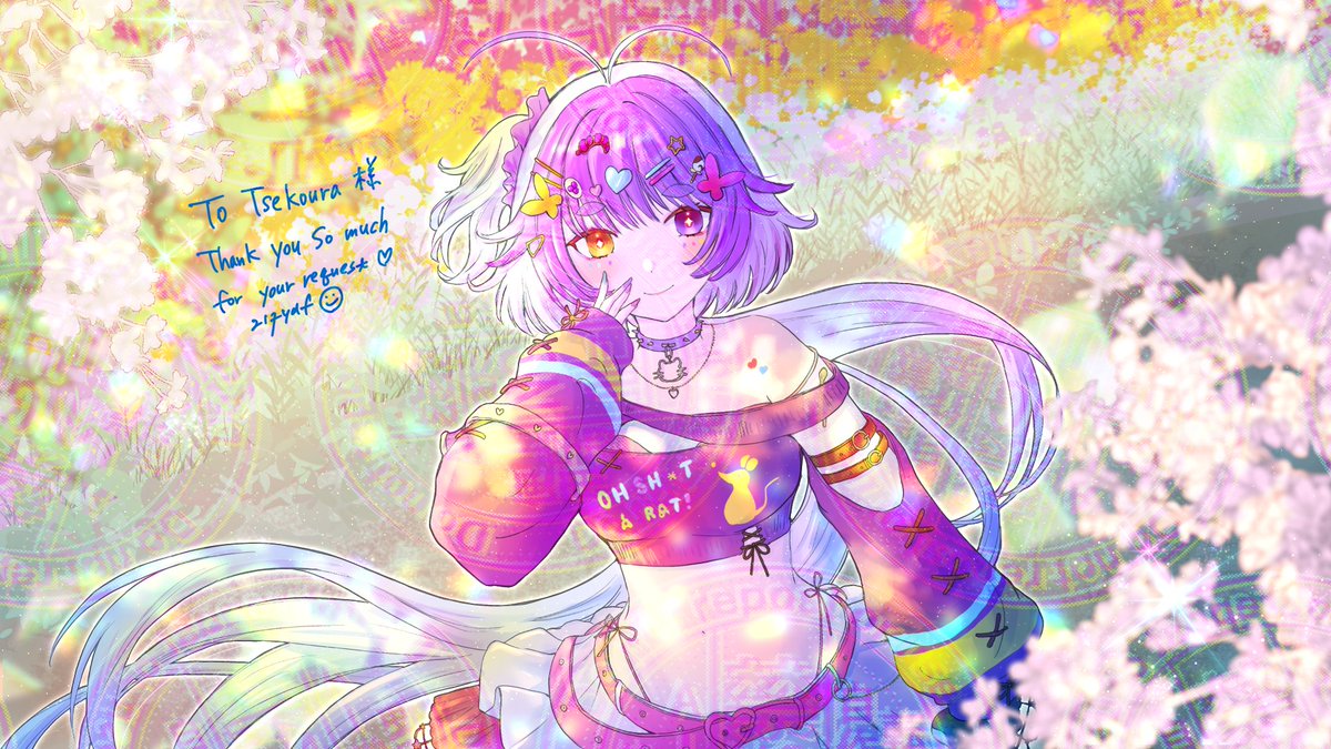 #Skeb 
#Skeb募集中 
Skeb納品いたしました。Mykonos（<a href="/KyukonM/">⬡ Mykonos ▽ ❄️⌛🐾</a>）さま、ご依頼ありがとうございました☺️ご本人様への許可取りもありがとうございました🙇