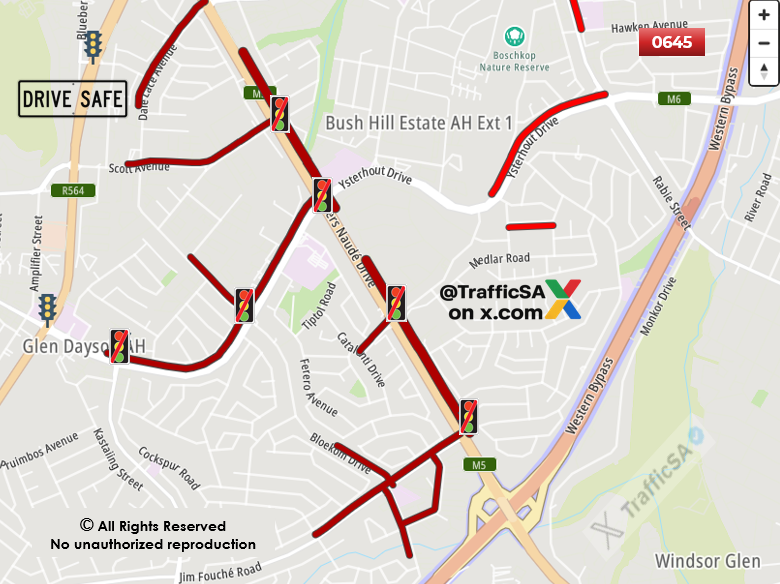TrafficSA's tweet image. JHB - Live View:   Randpark Ridge   #PowerOutage