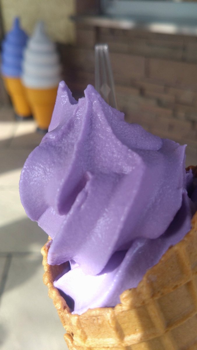 →なんといってもこちらの思い出は、ラベンダーソフト🍦✨️ なんと