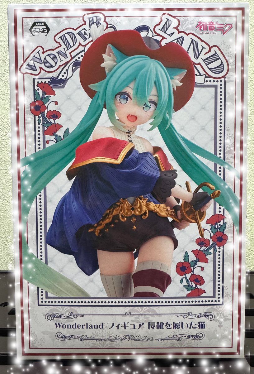 🎀🌸初音ミク🌸🎀 ✨Wonderland フィギュア✨ 🌟⭐️長靴を履いた猫