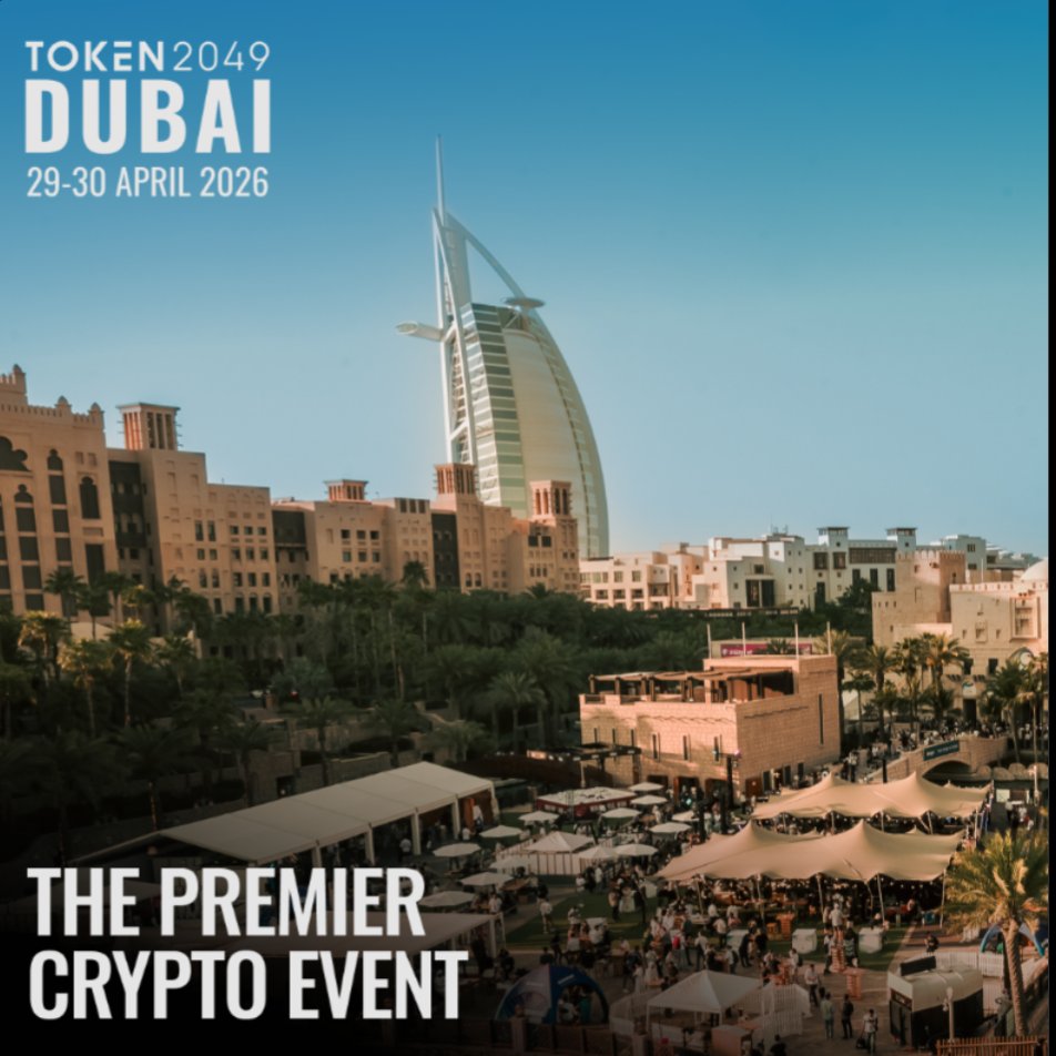Mark your calendar for the crypto industry’s two anchor events in 2026

<a href="/token2049/">TOKEN2049</a> Dubai
The Premier Crypto Event
📍 Madinat Jumeirah
🗓️ 29-30 April 2026

<a href="/token2049/">TOKEN2049</a> Singapore
The World’s Largest Crypto Event
📍 Marina Bay Sands
🗓️ 7–8 October 2026
