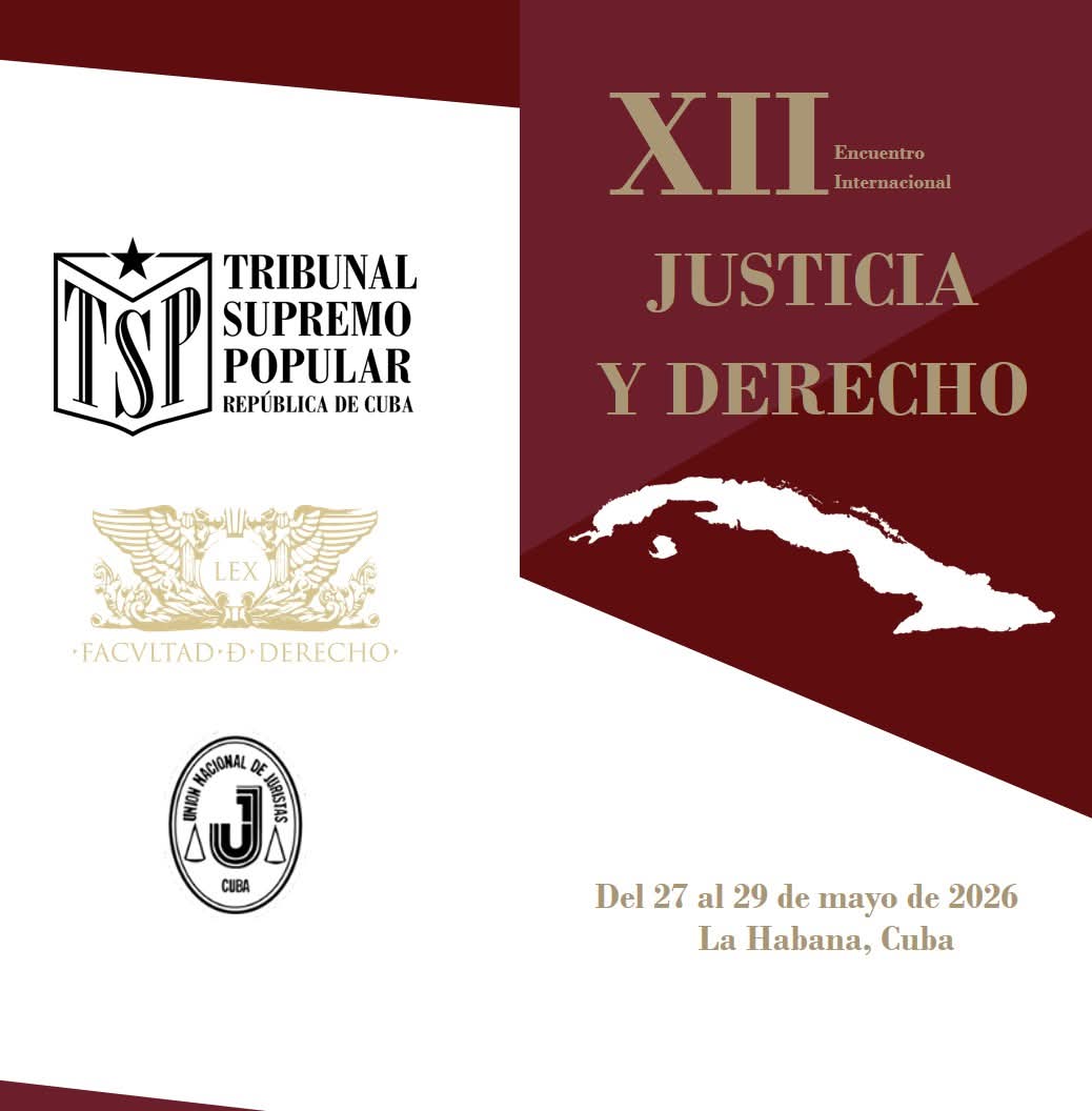 El Comité Organizador del XII Encuentro Internacional "Justicia y Derecho" comunica la suspensión del evento, previsto en #LaHabana del 27 al 29 de mayo. Nuestras disculpas a quienes dedicaron tiempo y esfuerzo a la preparación y participación del mismo

🔗bit.ly/3OlWHFc