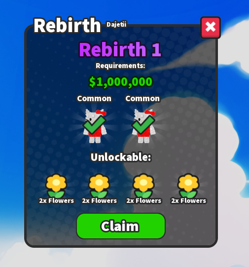 vin210a's tweet photo. Rebirth UI
 1.5k + tax covered or 7 USD per frame.  

Join portfolio down below to order and see more projects I have created! 

You can also order by creating a ticket or dming vin210a.

https://t.co/ma6ZlRw6XC 

#RobloxUI #RobloxDev https://t.co/sbALR9b9S9