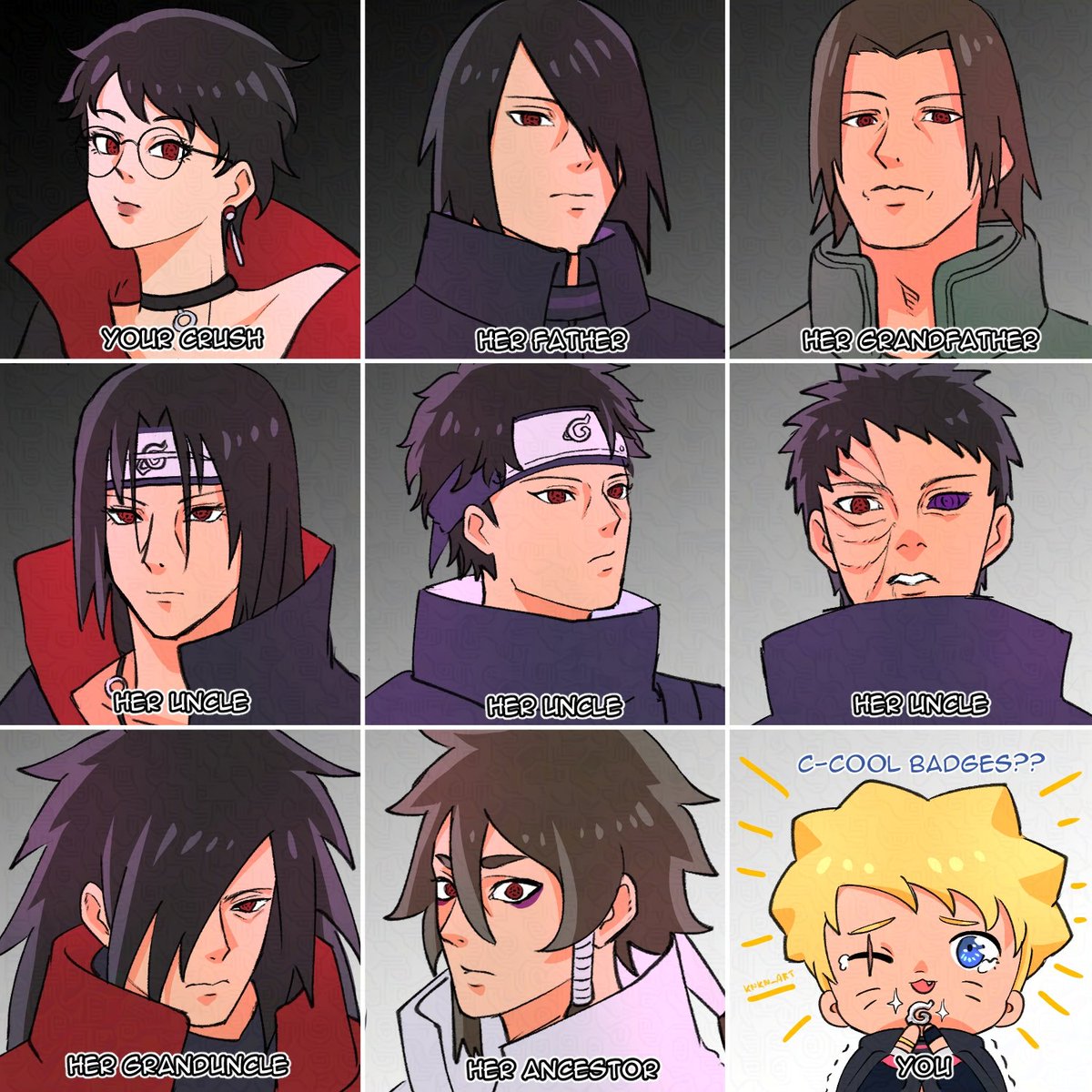 When you don't fit the aesthetic of the men in her family.