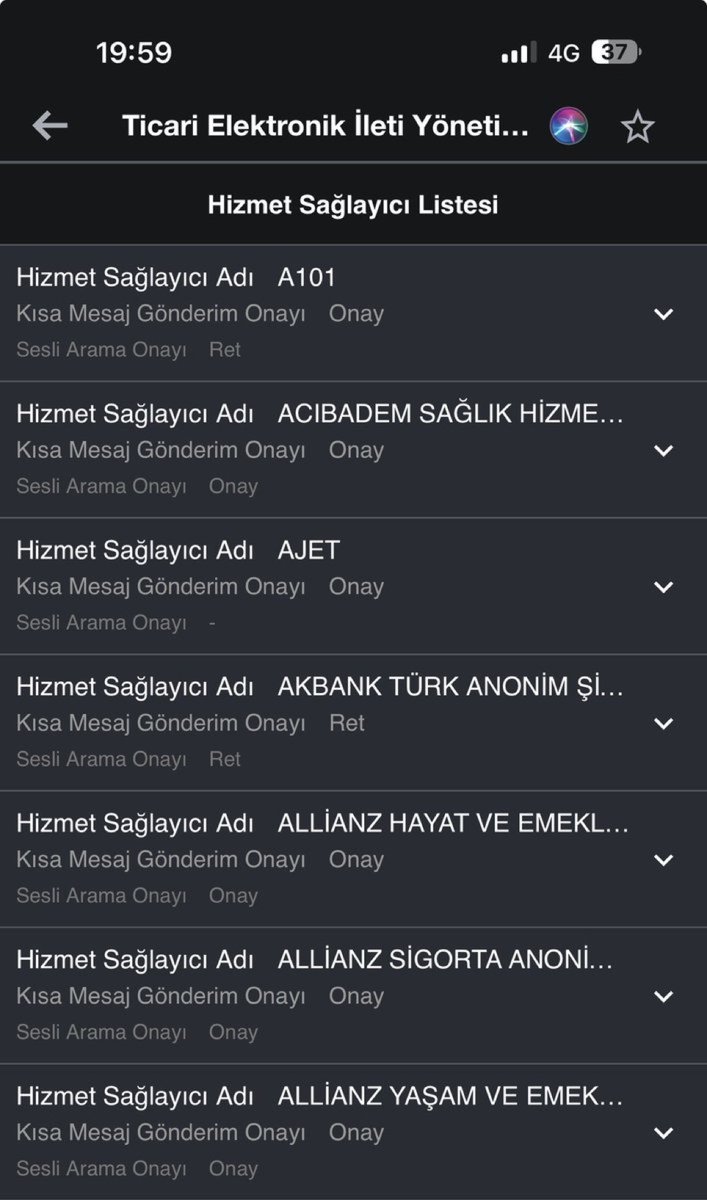 bilio_muydunuz's tweet photo. Telefonunuza gelen o bitmek bilmeyen reklam aramalarını ve SMS tacizini tek tıkla bitirebilirsiniz.

📌 Kaydedin, kesin lazım olur. 

Yıllar önce bir mağazada numaranızı paylaştınız diye ömür boyu reklam duymak zorunda değilsiniz. 

30 saniyede tüm izinleri iptal etme rehberi:

1. e-Devlet kapısına girin ve arama çubuğuna "İYS" (İleti Yönetim Sistemi) yazın.

2. "Ticari Elektronik İleti Yönetim Sistemi" hizmetine tıklayın.

3. Karşınıza numaranızın kayıtlı olduğu tüm şirketler dökülecek. (Şaşıracaksınız, hiç duymadığınız yerler bile orada olacak.)

4. Onaylı görünen her kurumun yanındaki "Onay Düzenle" butonuna basın ve "RET" seçeneğini işaretleyip kaydedin.

Tek tek SMS’lere "Ret" yazıp göndermek yerine Devlet güvencesiyle merkezi sistemden tüm muslukları kapatmak daha kolay.

Artık ne bahis sitesi mesajı ne de istemediğiniz kampanya araması... Bu ayarı yaptıktan sonra gelmeye devam eden olursa şikayet hakkınız yasallaşıyor. ✅

Sizin listenizde kaç tane şirket çıktı? Yorumlara yazın, rakamları görelim. 👇