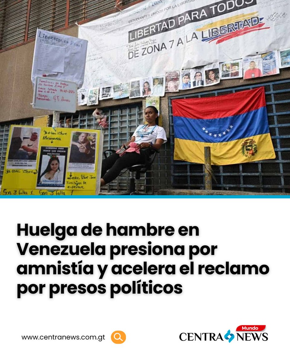 #Venezuela La protesta sube de nivel en Caracas: familiares arriesgan su salud para exigir liberaciones reales.
Entérate aquí
centra.news/?p=144534