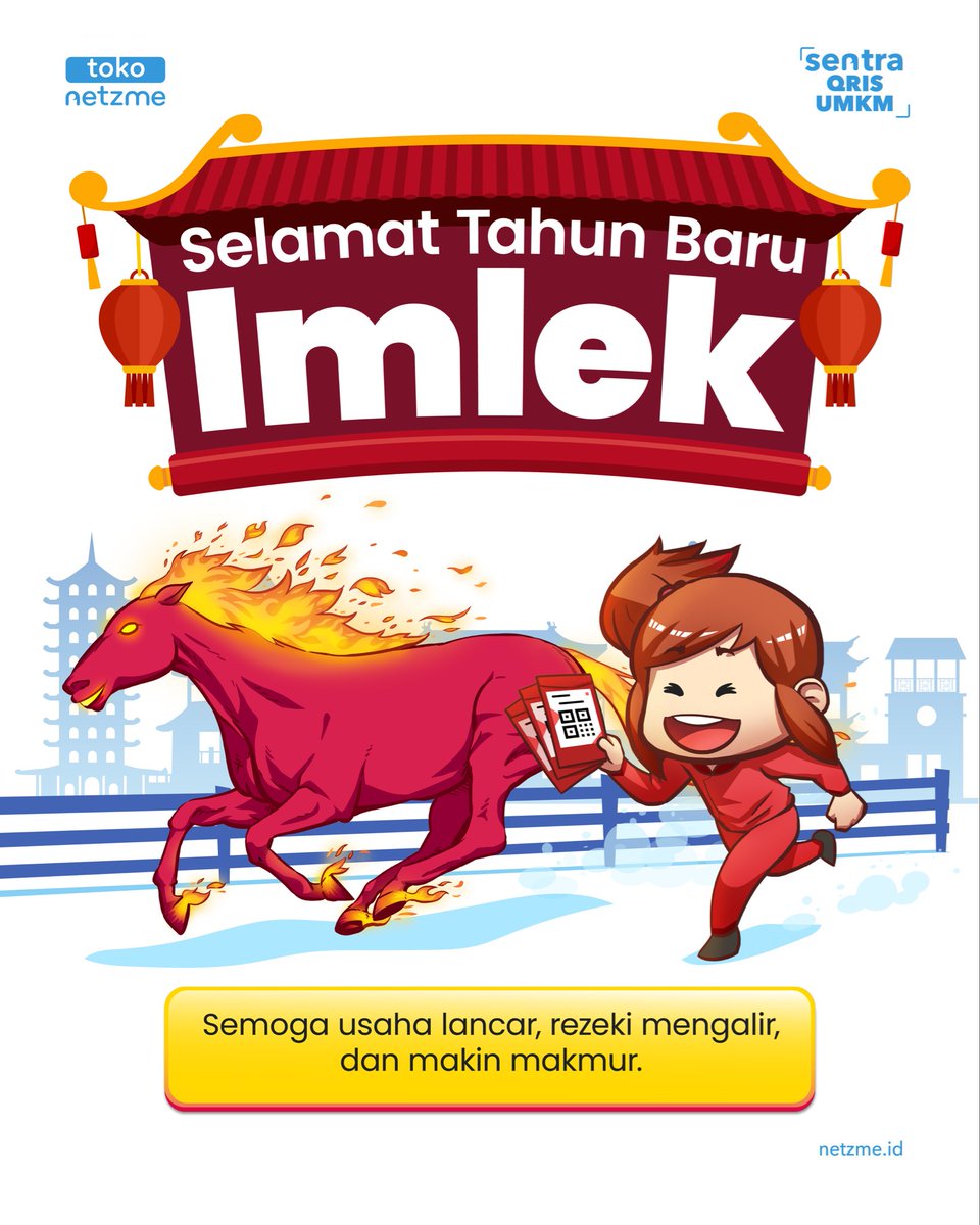 Gong Xi Fa Cai! 🧧✨
Semoga di Tahun Baru Imlek ini usaha makin lancar, transaksi makin praktis, dan rezeki makin deras mengalir! 🐎🔥