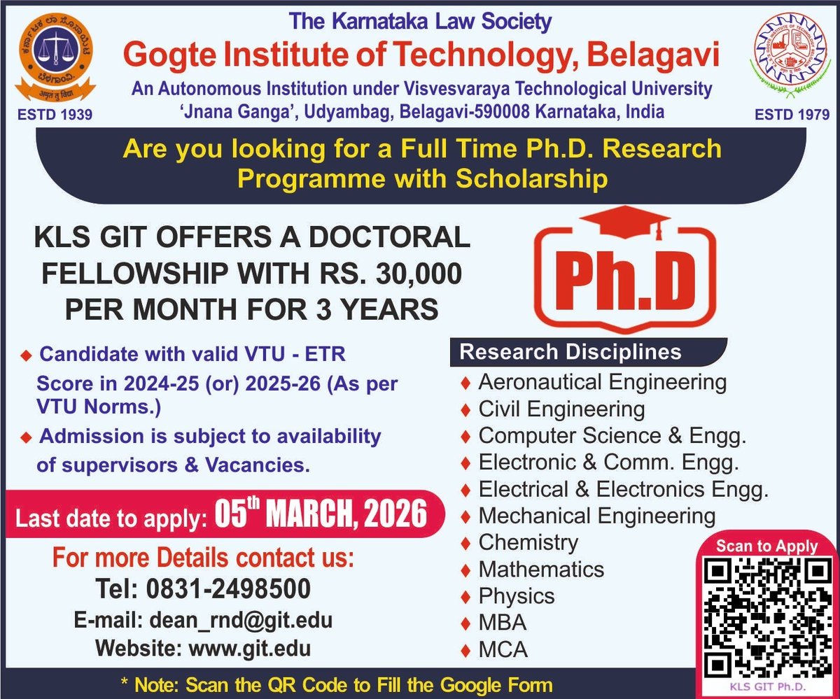 KLS.GIT.Belagavi tweet media