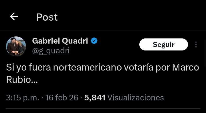 De hecho, eres norteamericano, eres de México.

Lo que no eres es estadounidense y lo que sí, un pendejø <a href="/g_quadri/">Gabriel Quadri</a>