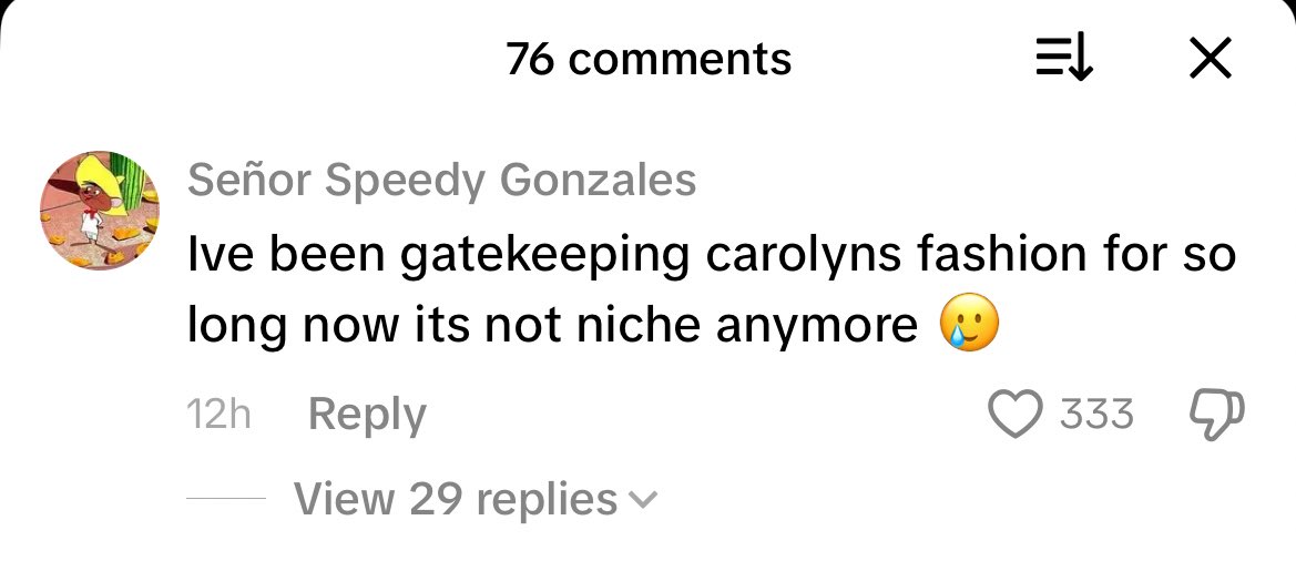 the concept of gatekeeping 90’s minimalism….