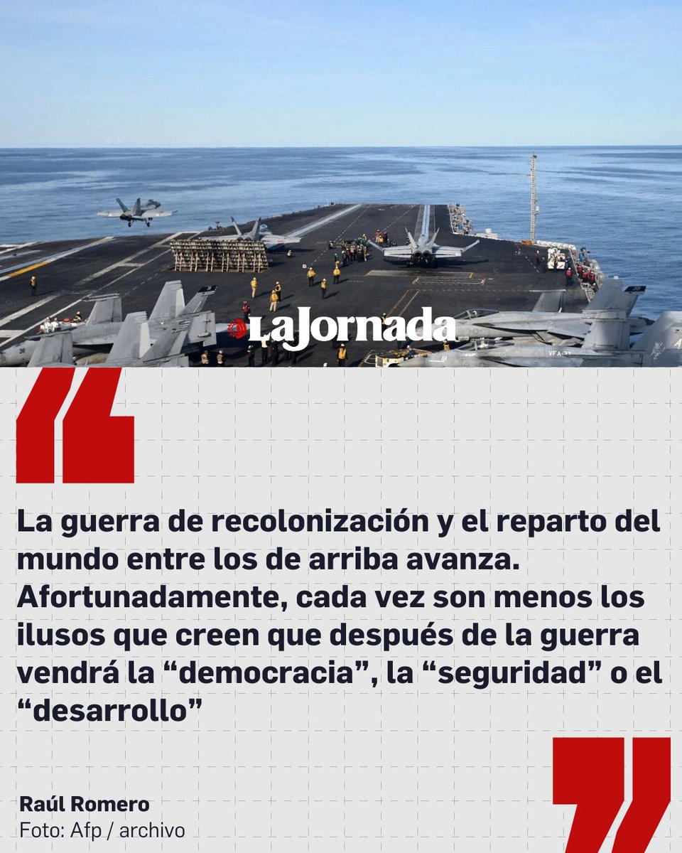 Los pueblos frente a la guerra, #opinión de Raúl Romero jornada.com.mx/noticia/2026/0…