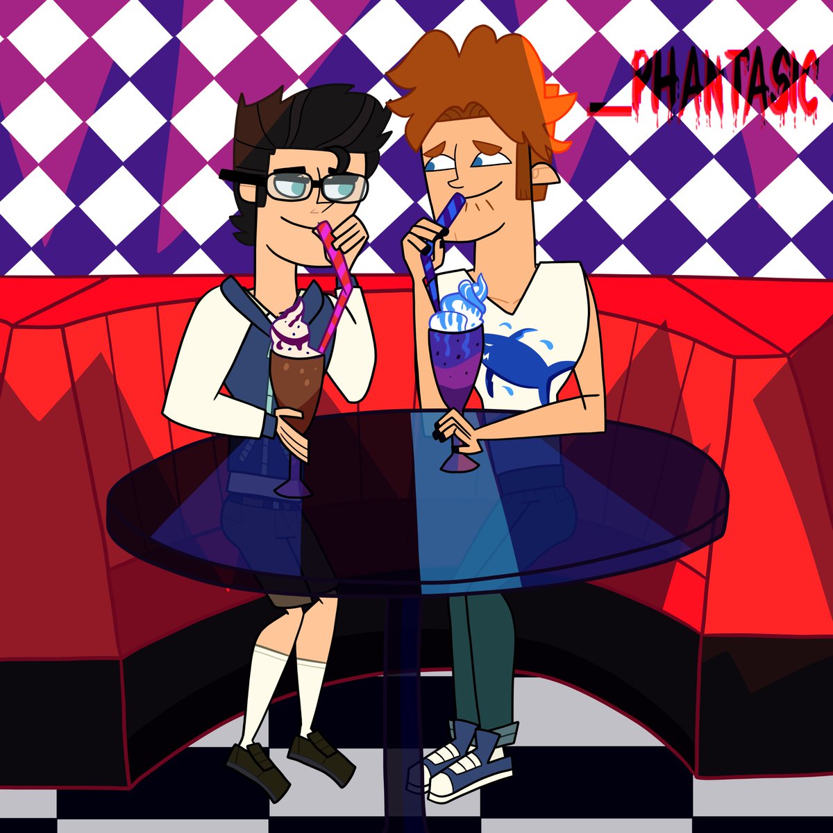 phantasmalie's tweet photo. Mathlete is my most favorite Disventure Camp crack ship. Consider it belated Valentine's Day artwork. <333

#dctwt #mathlete #disventurecamp https://t.co/VmofDUZUOe