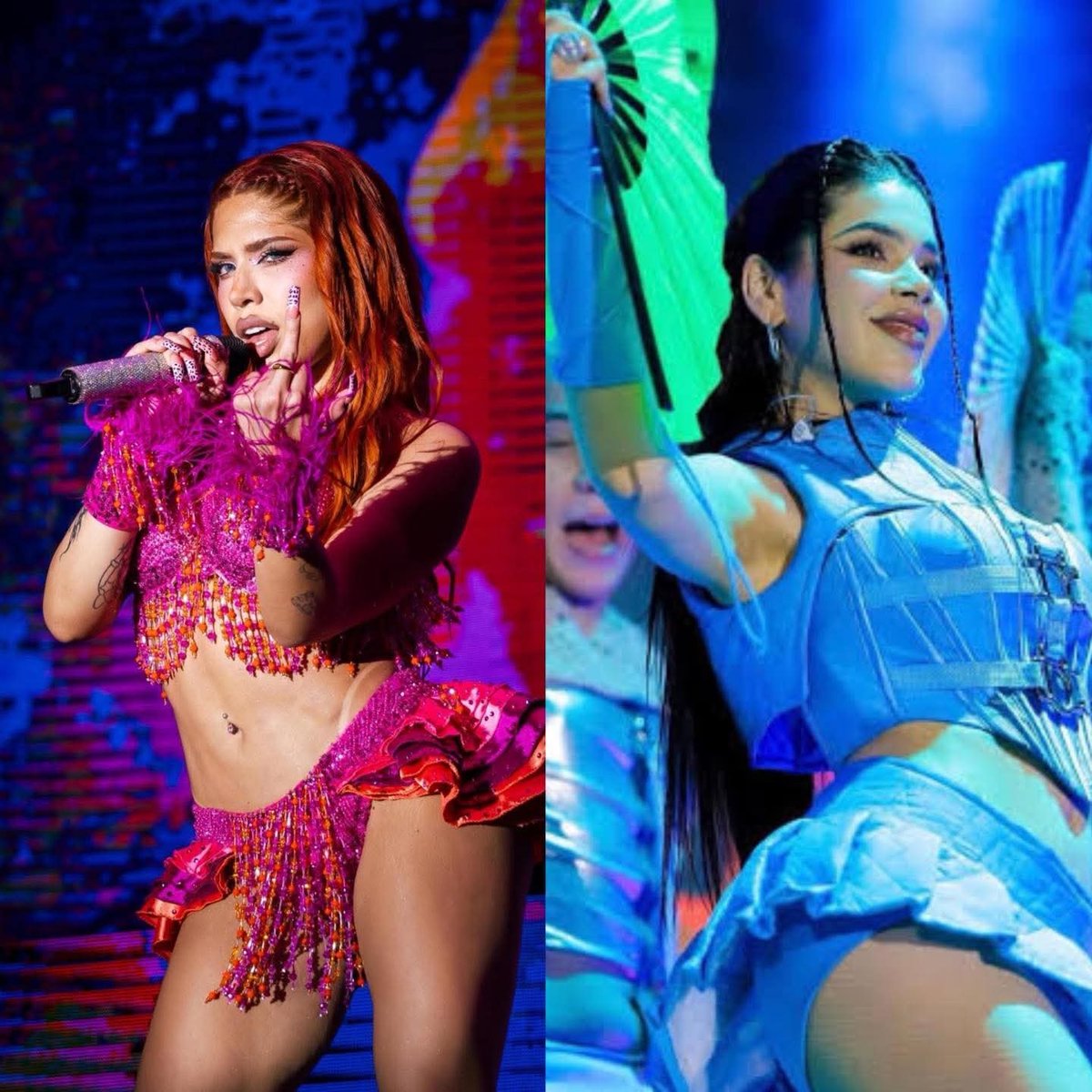 LA JOVENCITA SUPERA A LA ANCIANA 

👑 Yeri MUA (100 mil) en Veracruz ha superado a Kenia Os (60 mil) en Acapulco y es ahora el concierto gratuito con mayor asistencia por una mexicana en la historia.