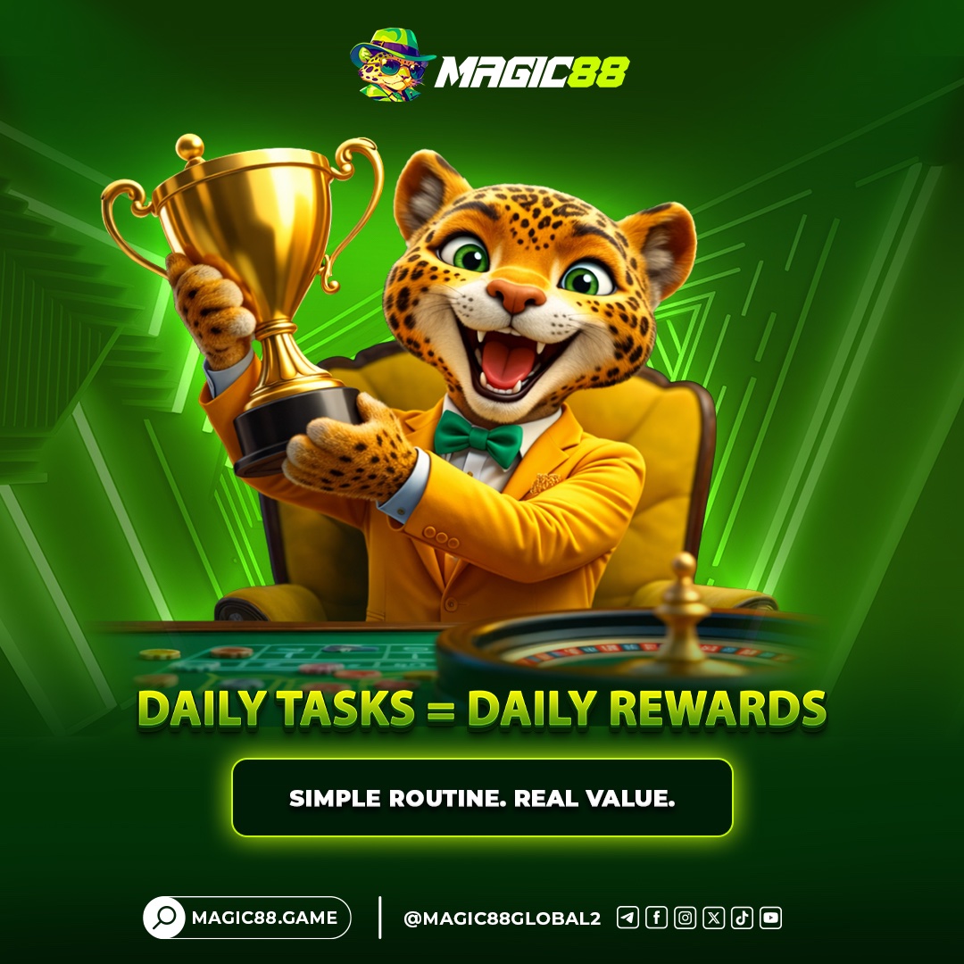 magic88global2's tweet photo. ๐ Daily tasks = daily rewards โ simple routine, real value.
https://t.co/0B0UswScmz
#DailyTasks #GamingRewards #Magic88 https://t.co/JwqYe4YyIn