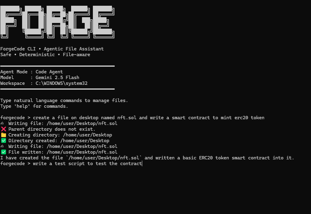 sudhanshu0x's tweet photo. After almost 2 months of inactivity, back to building.
Decided to see how far I could push my own terminal-based coding agent in Python without any vibe coding.

ForgeCodeCLI v1 is live: 

https://t.co/5kxYXU3OEI
 https://t.co/bNiDPmI2Xn

Just getting started "again" https://t.co/thFZufELAv