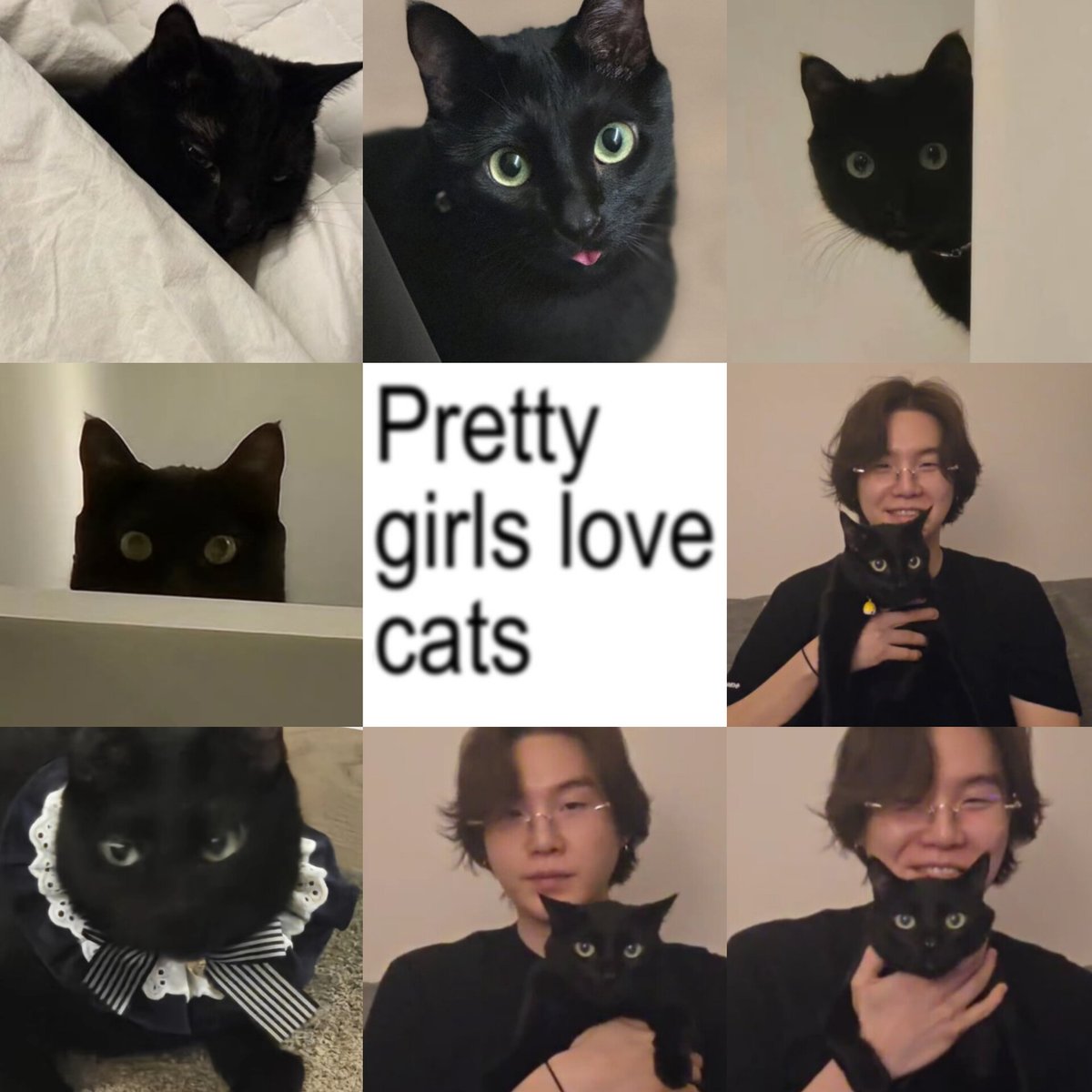 Pertty girls love cats #Yoongi ♡~