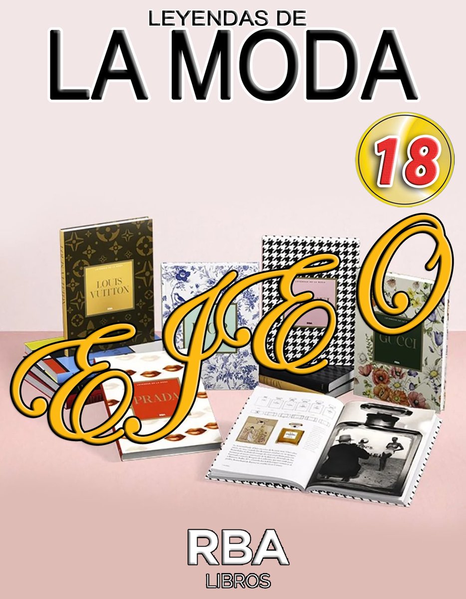 distribuidoejeo's tweet photo. Ya tenemos a la venta el nuevo fascículo de la colección de "Leyendas de la Moda"
De $219.90 queda en $200
Fecha límite para recoger su producto, Sábado 21 de Febrero de 2026
#DistribuidoraEjeo #rba #leyendasdelamoda #leyendas #moda #modistas #diseñadores #gucci #prada #versac https://t.co/6MnYVXXlll