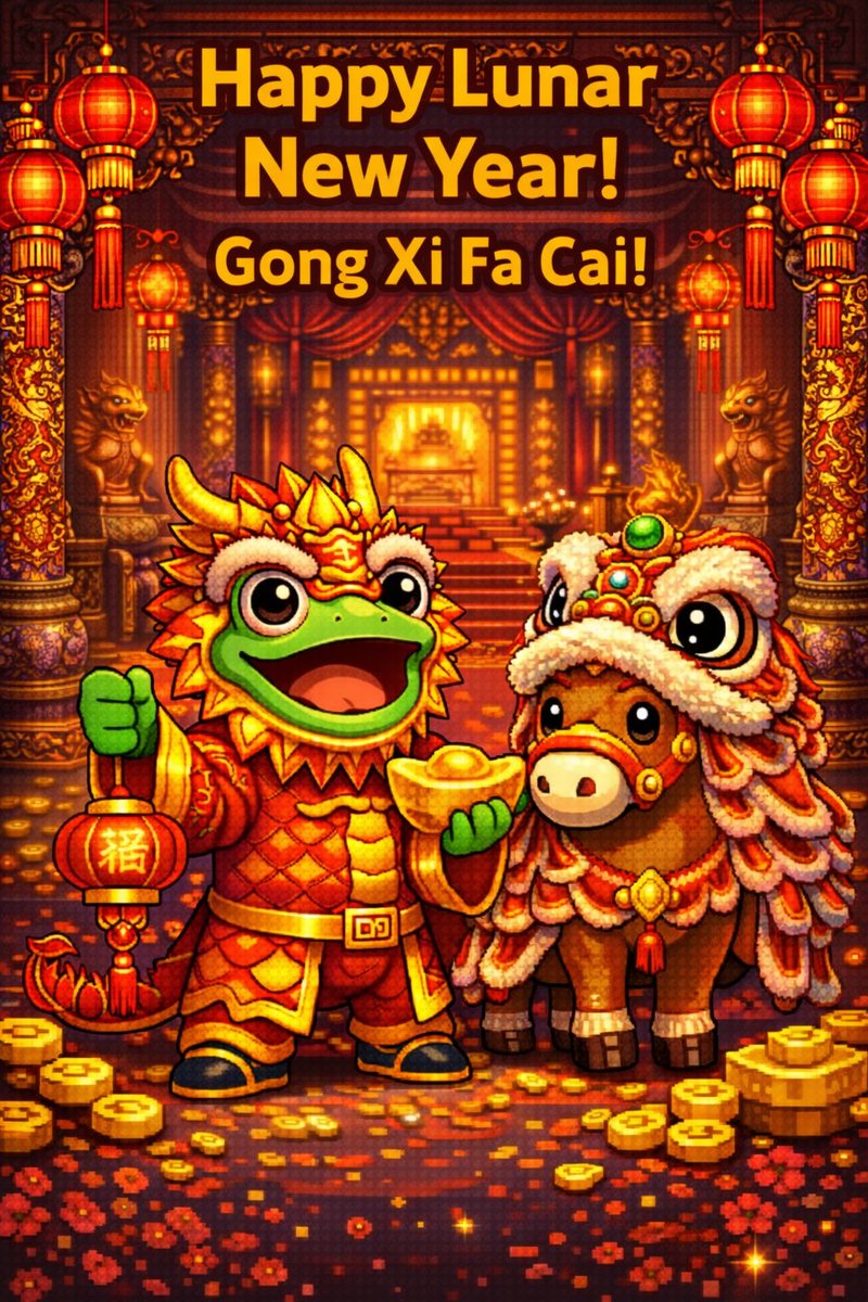 <a href="/poggy_meme/">$Poggy</a> Happy Lunar New Year!, May the Year of the Horse truly bring bullish energy and non stop green candles 🐸🔥

<a href="/0xShanonn/">shNonn</a> 
<a href="/0xkaa_024/">dikaa kaa</a> 

#POGGY #LunarNewYear