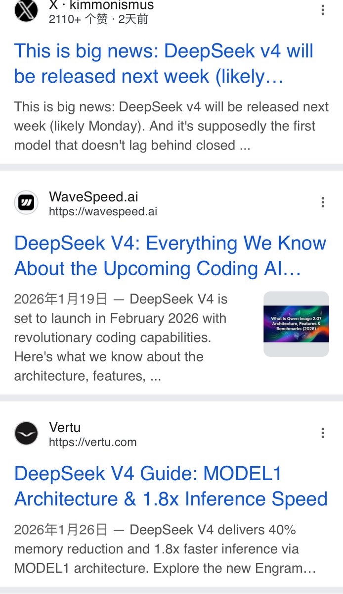 So, where is Deepseek V4? 

The prediction game, "DeepSeek v4 before Spring Festival", is the ultimate risk-free trade:

❌ Wrong = "Plans changed." or forgot directly;
✅ Right = "As I predicted..." (God Mode activated).

Zero accountability, 100% clout chasing.