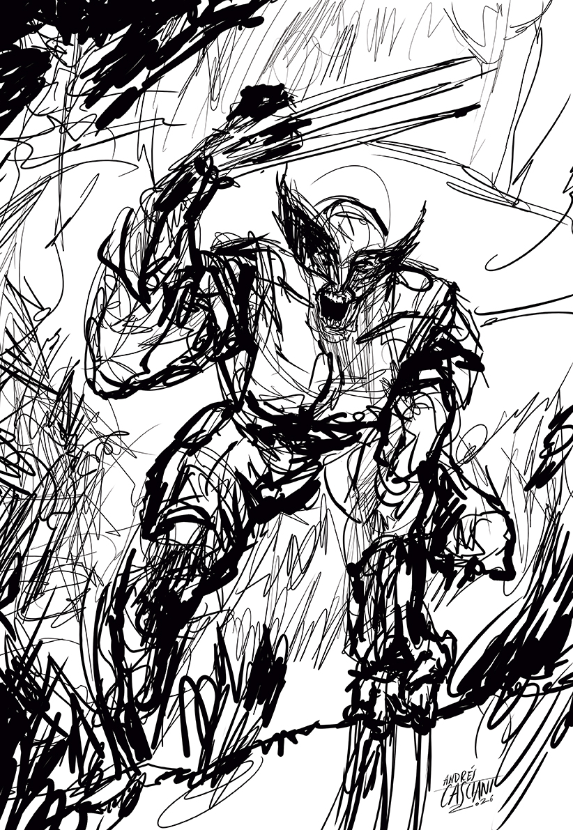 “FRAGMENTARIA" - citas ilustradas por Andrés Casciani (17/2/26) "

"Actúas como si estuvieras arreglado... pero nunca estuviste roto".
Wolverine

Ilustración digital, 2026
*Obra disponible: compras y consultas por mensaje privado o al mail andrescasciani@gmail.com