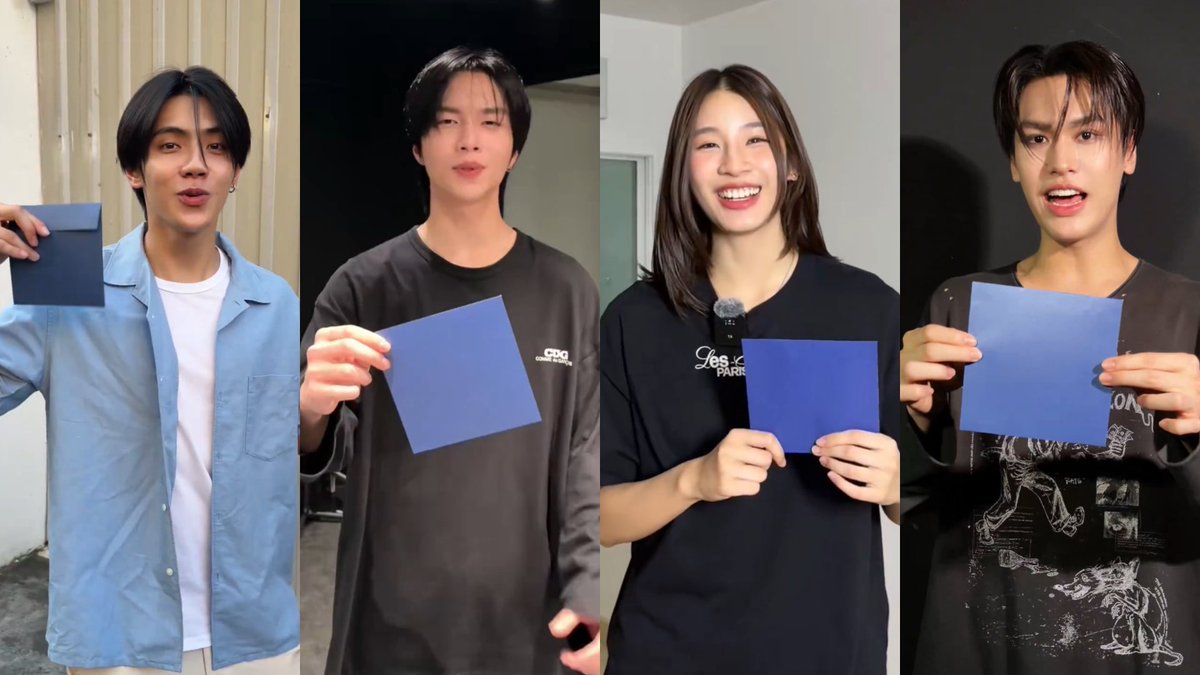 นิเทศ BU แก๊งนี้เหนียวแน่นมาก 
เป็น #BLUEDEVIL2026 กันหมดเลย 💙 

#PEEMWASU #JUNGT #MINGMINGMINDY #OBOaphinat #OLYMPOP_เฉลยสี